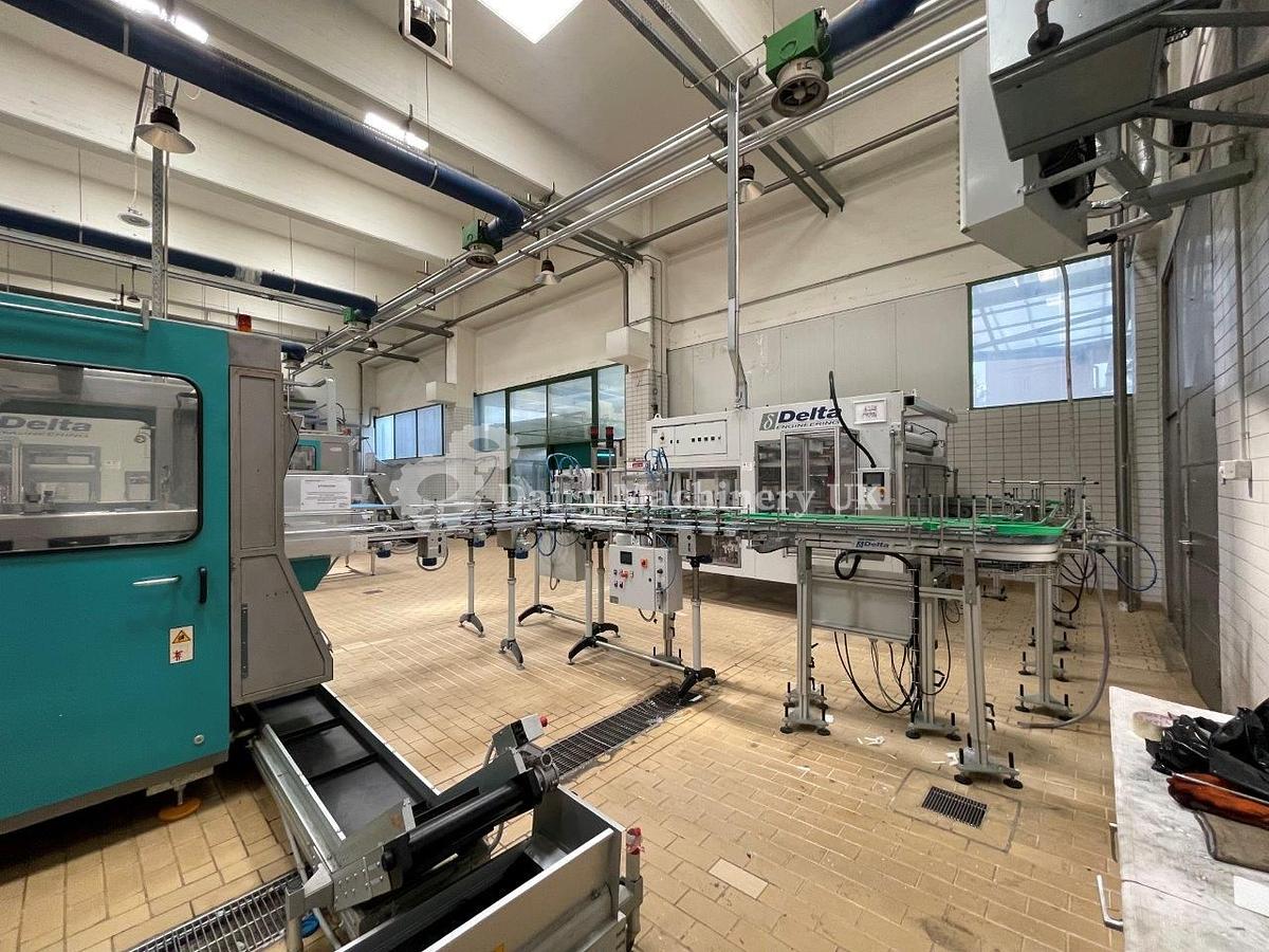 Used Blow Moulding Extrusion line for Bottles HDPE and PET