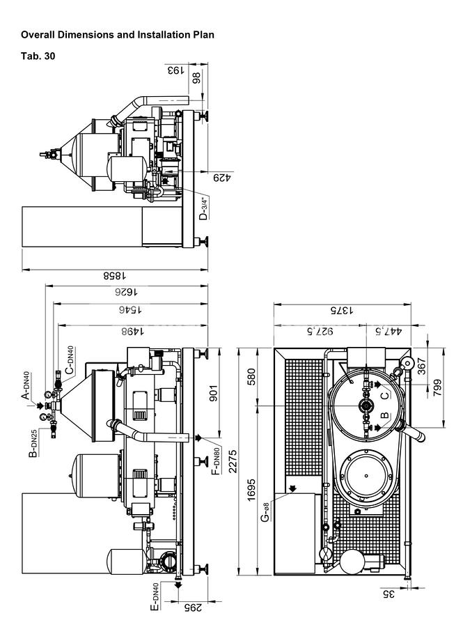 ESPIN Cream Separator 10,000 - 15,000 L/h