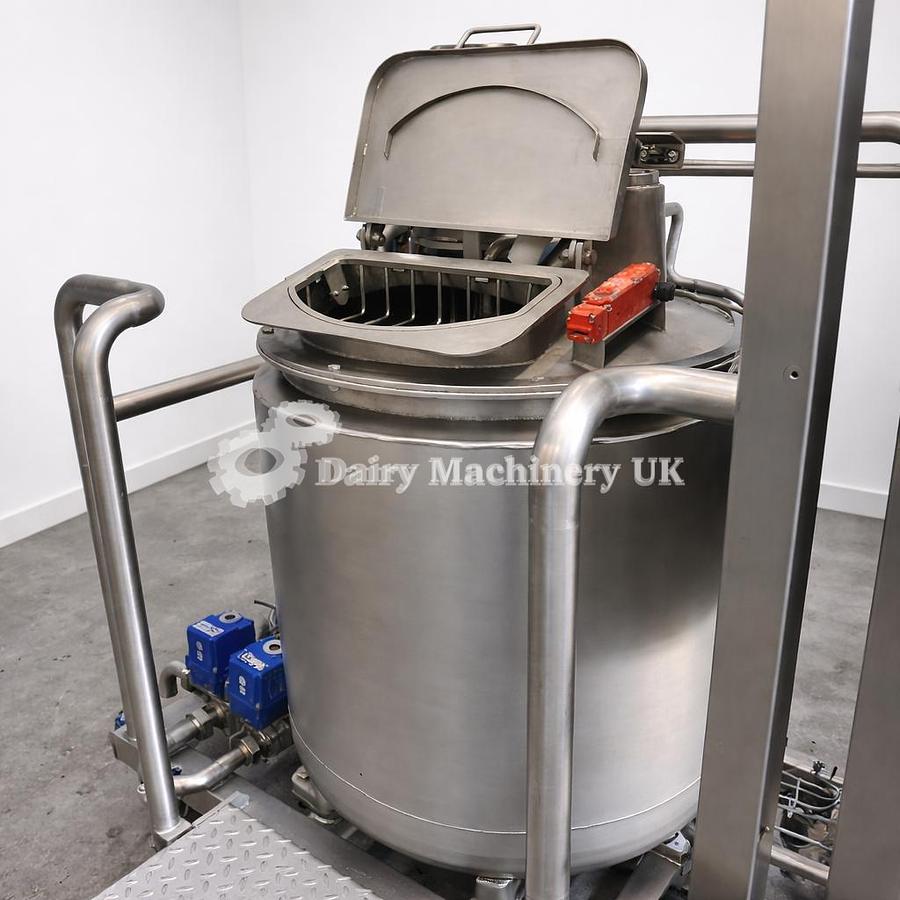 Used Processing Tank With High Shear Mixer 500 Litres