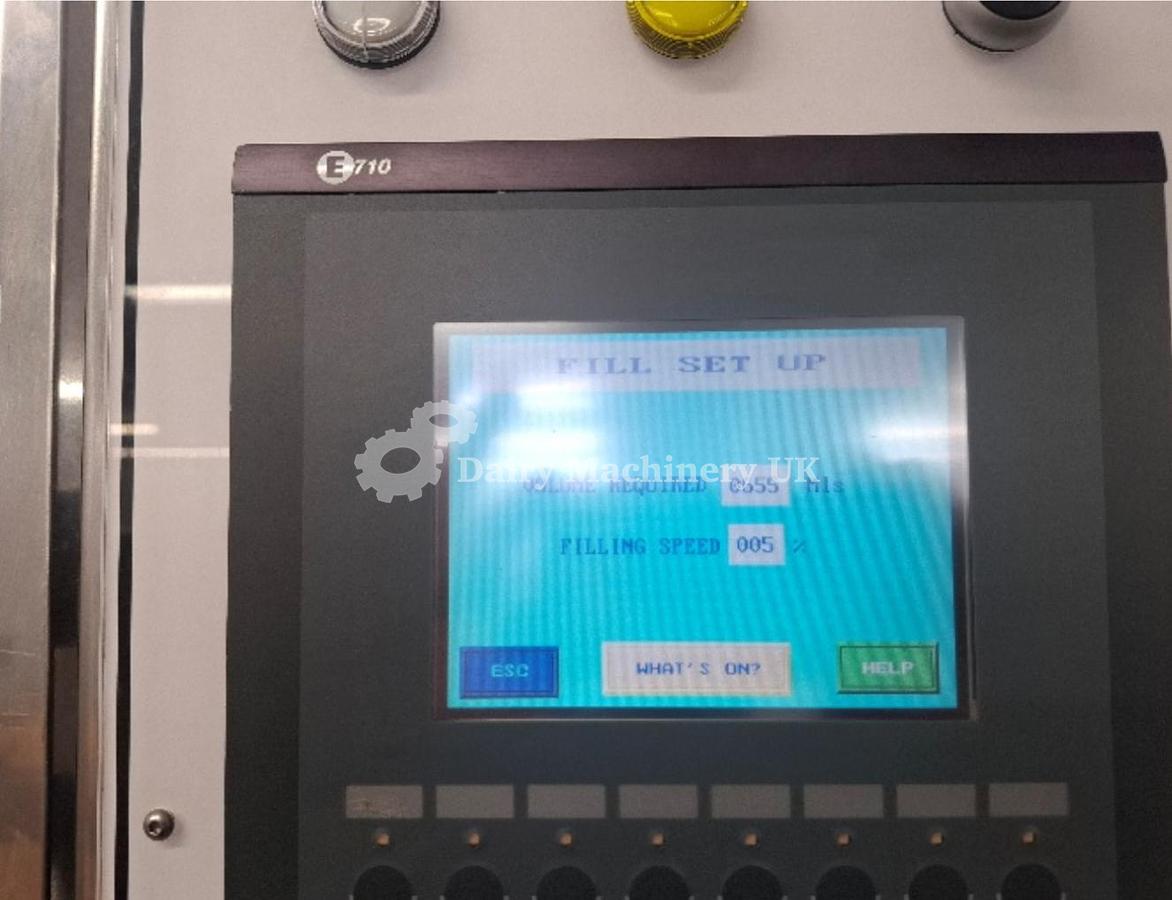 Used Masterfill 6 Head Filler S500 from 25 ml to 2000 ml 