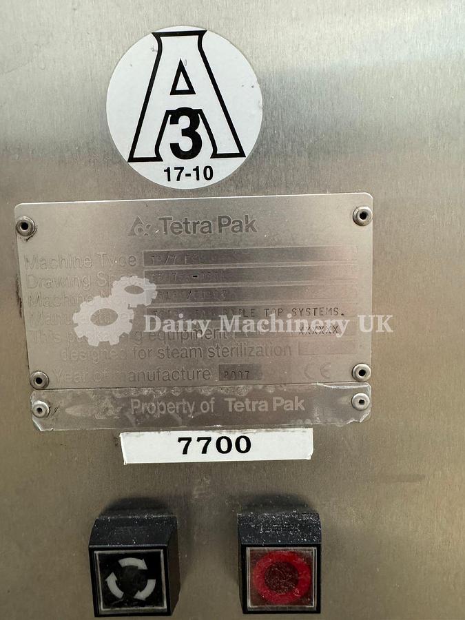 Used Tetra Pak TR/7 ESL Gable Top Filler