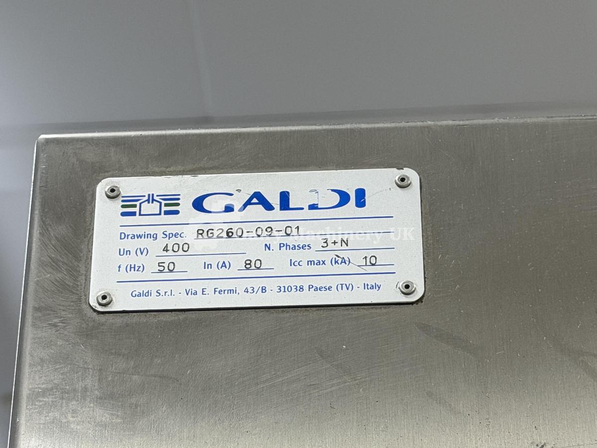 Used GALDI RG 260 GABLE TOP FILLER FOR LIQUIDS 