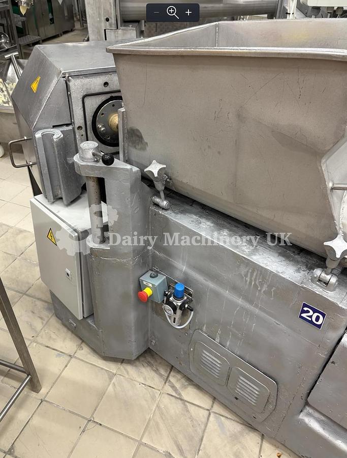 Used Continuous Butter Churn Nagema 2500 kg/hr with Bulk Packer for 5-25kg Butter Blocks
