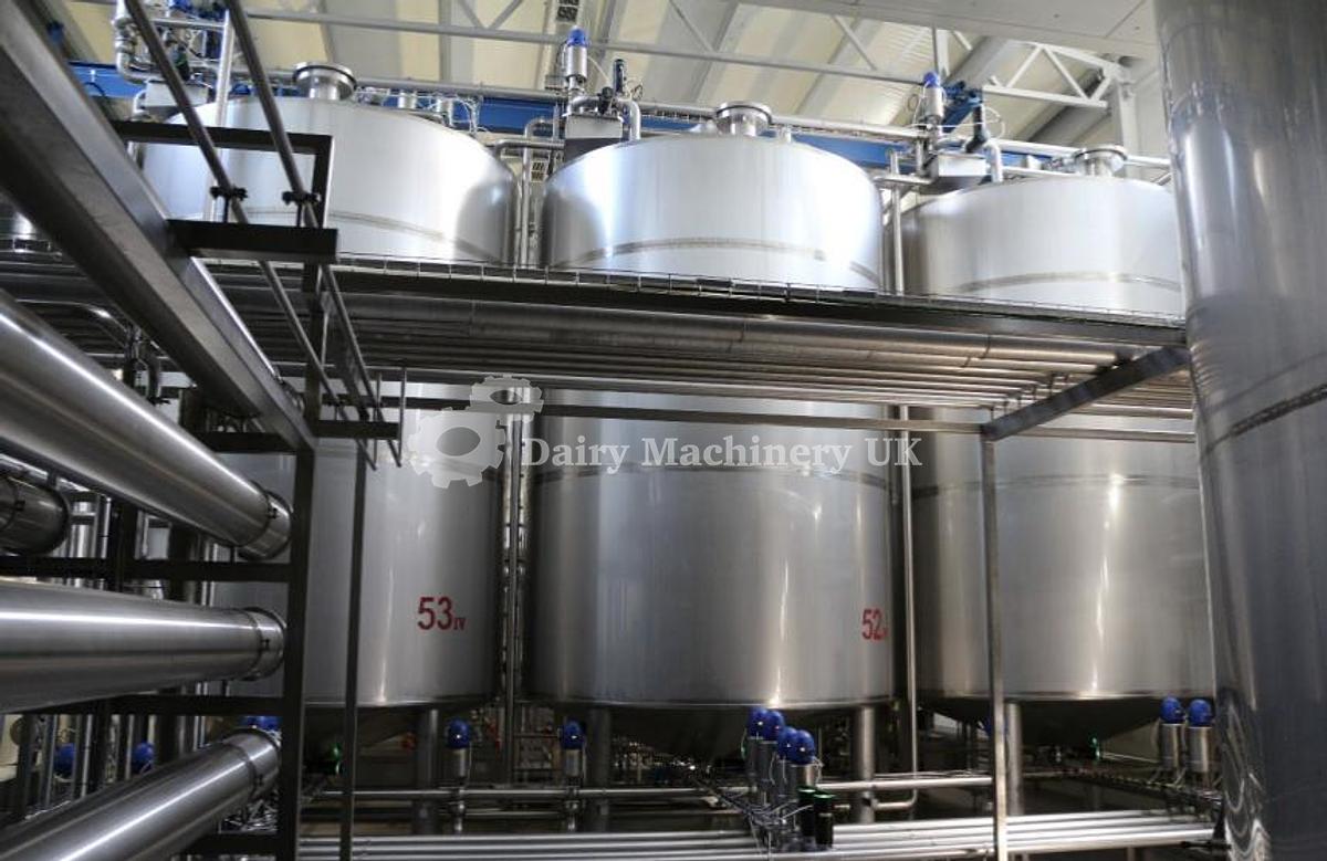 Used Complete D90 Whey Demineralization Line 24,000L/H