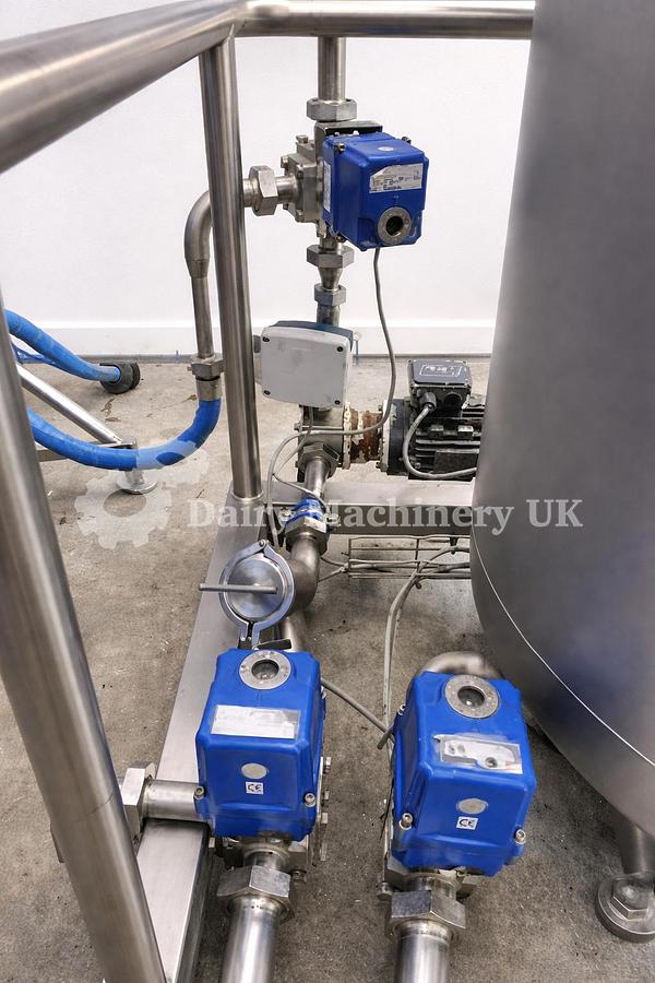 Used Processing Tank With High Shear Mixer 500 Litres