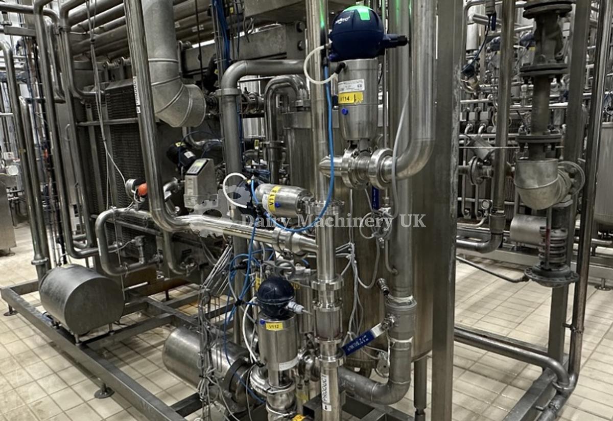 Used FISCHER HTST Milk Pasteuriser 12.000 L/H
