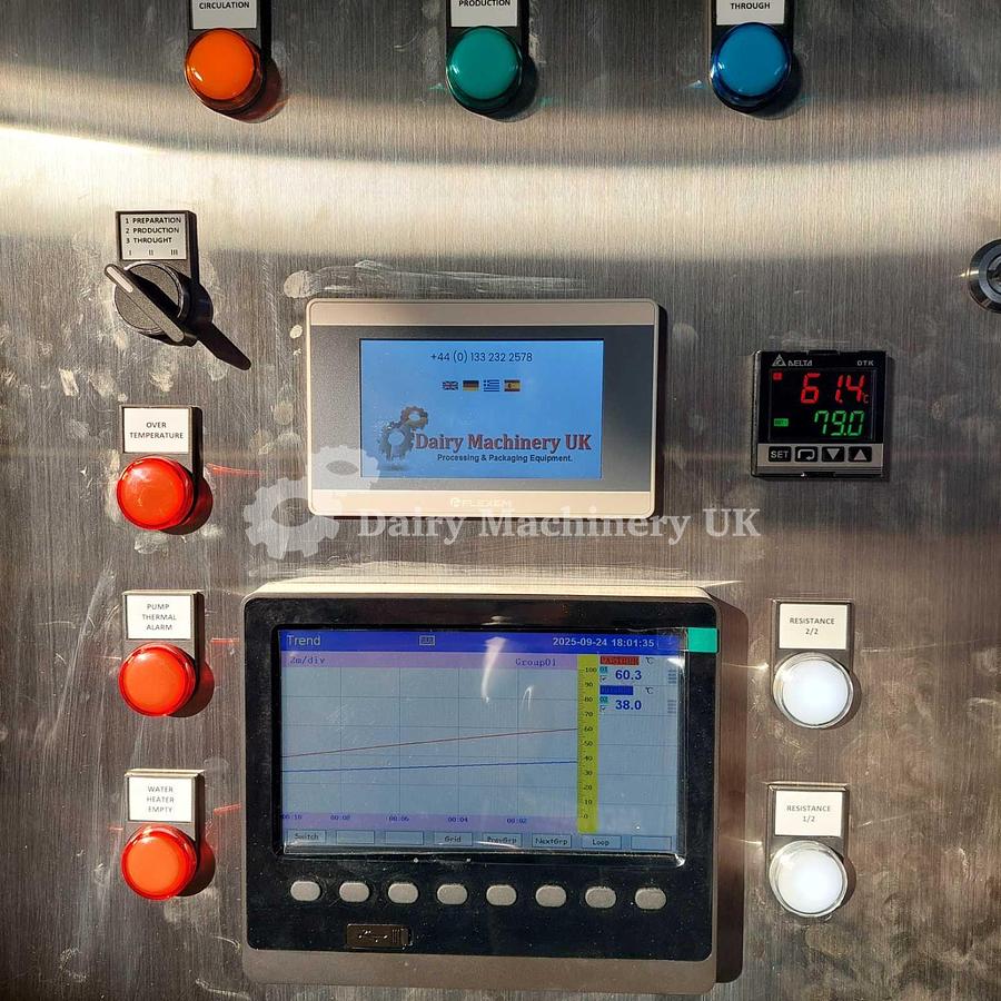 Used NEW Continuous Flow HTST Milk Pasteurisers By Dairy Machinery UK