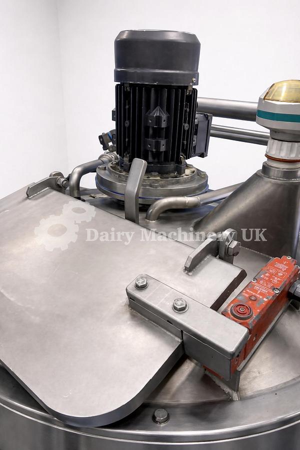 Used Processing Tank With High Shear Mixer 500 Litres