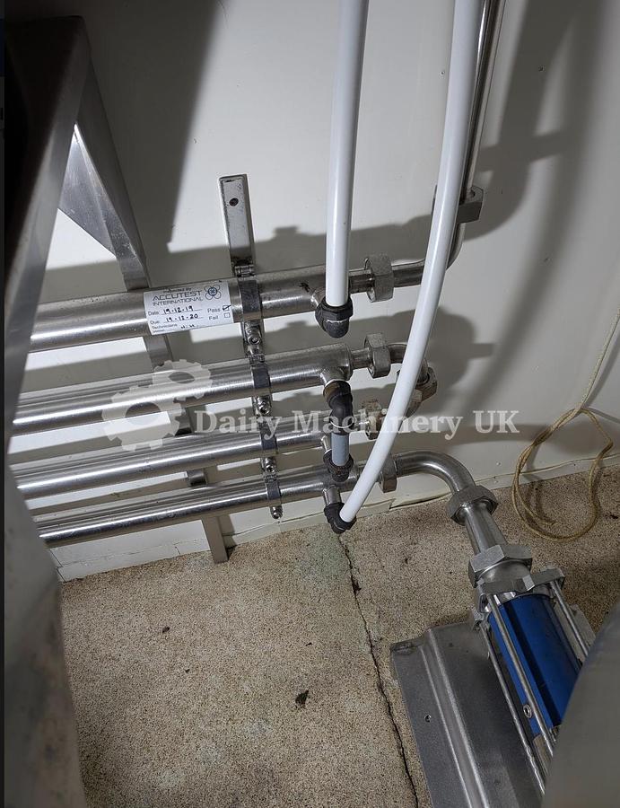 Used Tube In Tube Cooler/Heater Heat Exchanger with Mono Pump For Viscous Products 