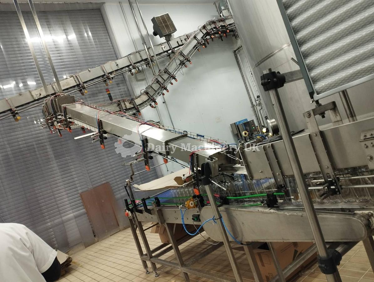 Used AVE UNIBLOCK 16/164 PET Bottle Filler Rinser, Filler and Caper