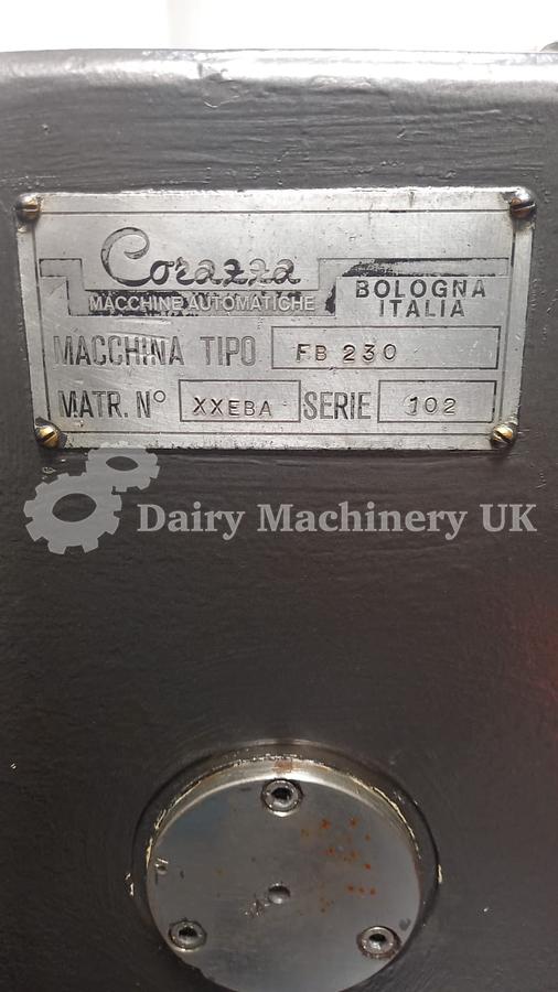 Used Corazza FB 230 butter portion packer