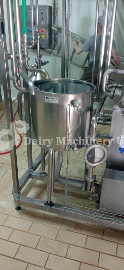 Used Milk Pasteurisation Set With Seital Separator 2000-3000 L/h