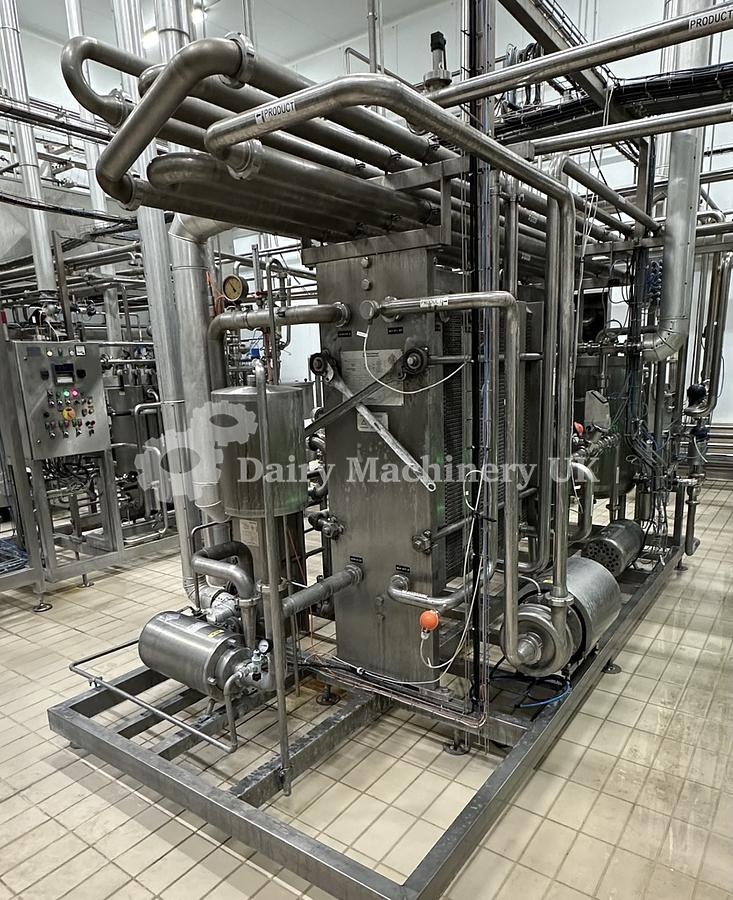 Used FISCHER HTST Milk Pasteuriser 12.000 L/H