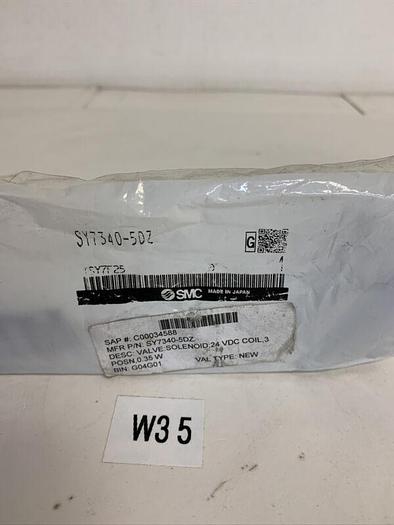 NEW SMC SY7340-5DZ DUAL SOLENOID DIRECTIONAL CONTROL VALVE FAST SHIPPING!
