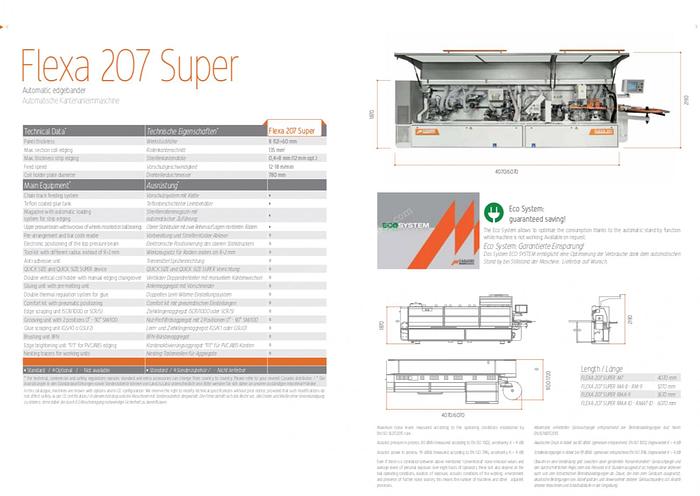 Used Casadei Flexa 207 & 307 Edgebanders