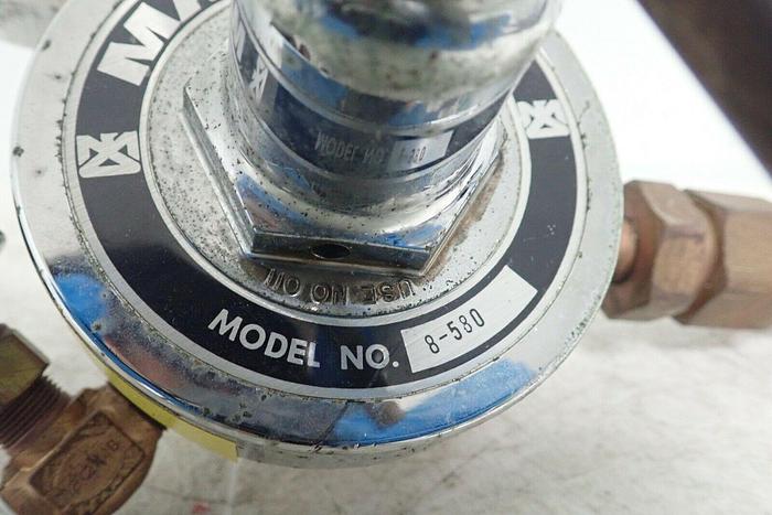 Used Matheson 8-580 Twin Gauge Gas Regulator