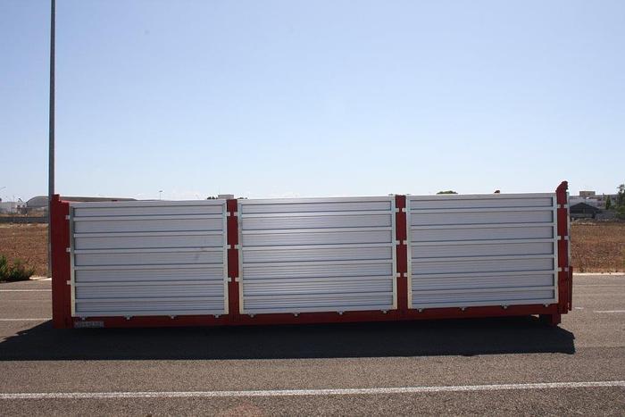 Pianale Scarrabile con Sponde apribili in Alluminio TR5 h1400 divise in tre pezzi