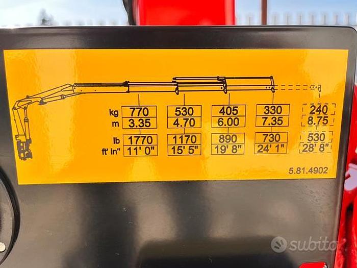 Used GRU FERRARI HYVA F538 RA3 nuova di fabbrica