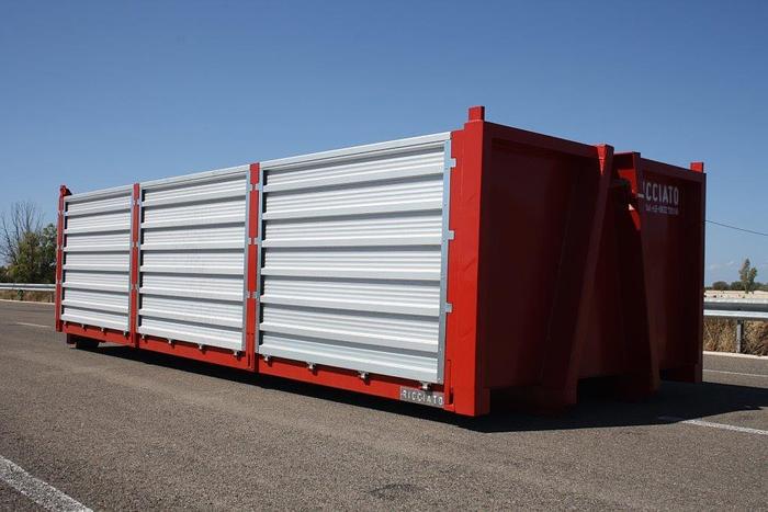 Pianale Scarrabile con Sponde apribili in Alluminio TR5 h1400 divise in tre pezzi