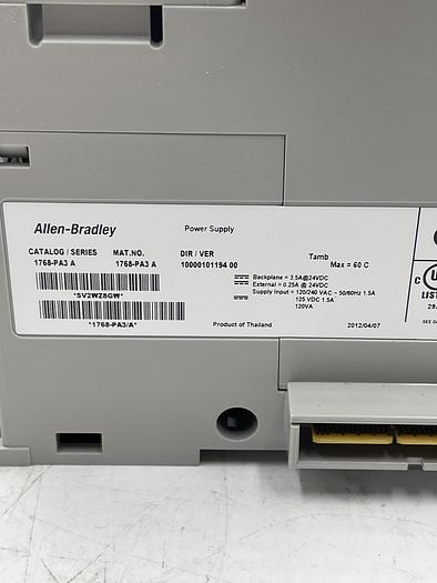Used Allen-Bradley 1768-PA3 Ser A