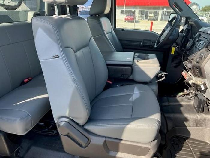 Used Altec AT40-G Bucket Boom on 2015 Ford F550 4x4 Extended Cab Utility Bucket Truck