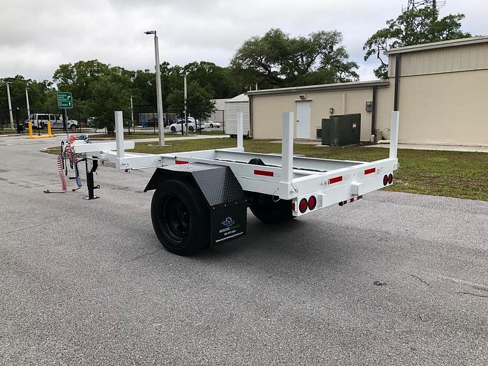 Used 2003 Reid's PT15 SA Extendable Pole Trailer AB - H14356