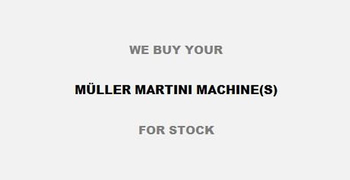Used We want to buy your Müller Martini perfect binder(s)