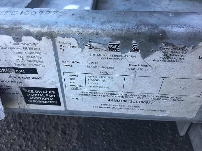 Used 2012 JLG 30AM Man Lift with Contrail TC-2T Trailer