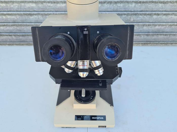 Used Olympus BH-2 Microscope with 5 objectives