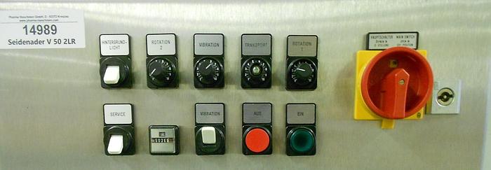 Used U 14989 D - Tablet / Capsule Inspection Belt SEIDENADER V 50-2-LR