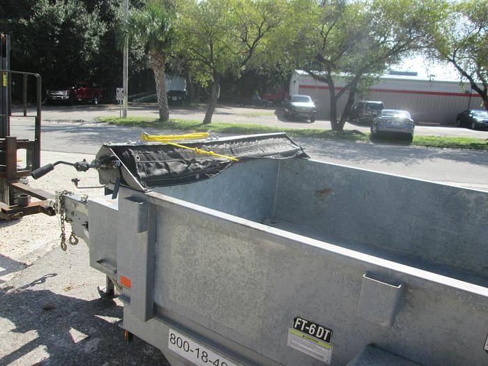 Used 2018 Felling 8' Galvanized Dump Trailer