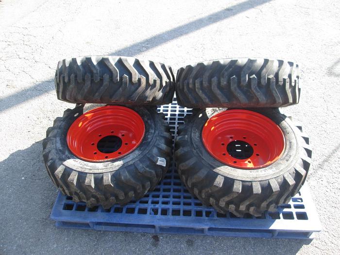 NEW 10 x 16.5 Camso Skid Steer Tires on Rims