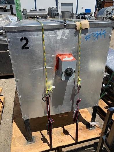 Used 2 Compartment Stainless Steel Jacketed & Insulated Heated Coating Tank