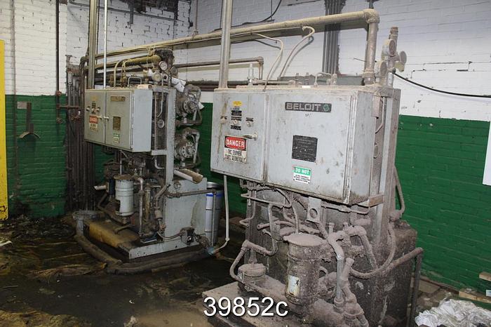 Used Black Clawson 7-Roll 156" Open Stack Calender, Controll Crown Bottom King Roll #39852