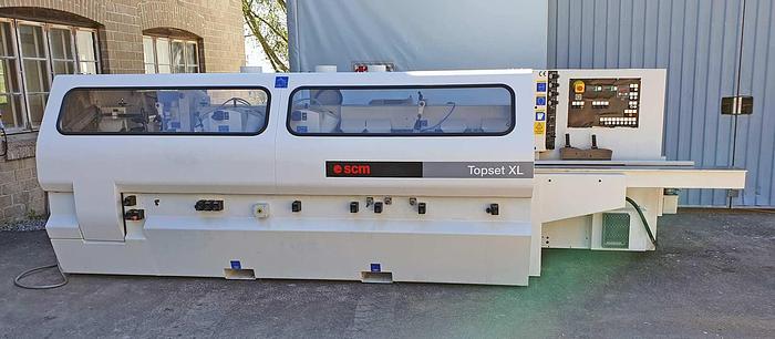 Used 2001 SCM Italy Automatic Throughfeed moulder SCM TOPSET XL, 7 heads