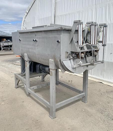 Used USED DOUBLE PADDLE BLENDER, 64 CUBIC FEET, JACKETED