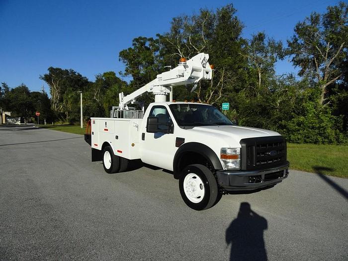 Used 2008 Ford F550 Altec AT235P 40ft Cable Bucket Truck - 05083