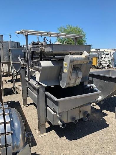Used HMI/ Heinzen Dewatering Shaker  - Double Sided Parabolic Screen with Recovery Tank XB36x60