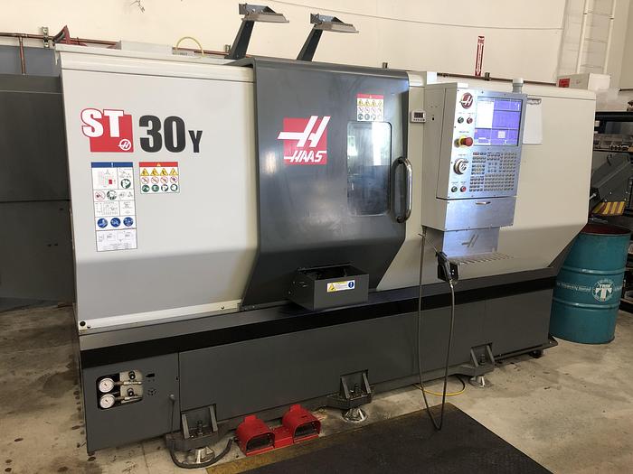 Used 2017 HAAS ST-30Y CNC Turning Center With Live Tooling