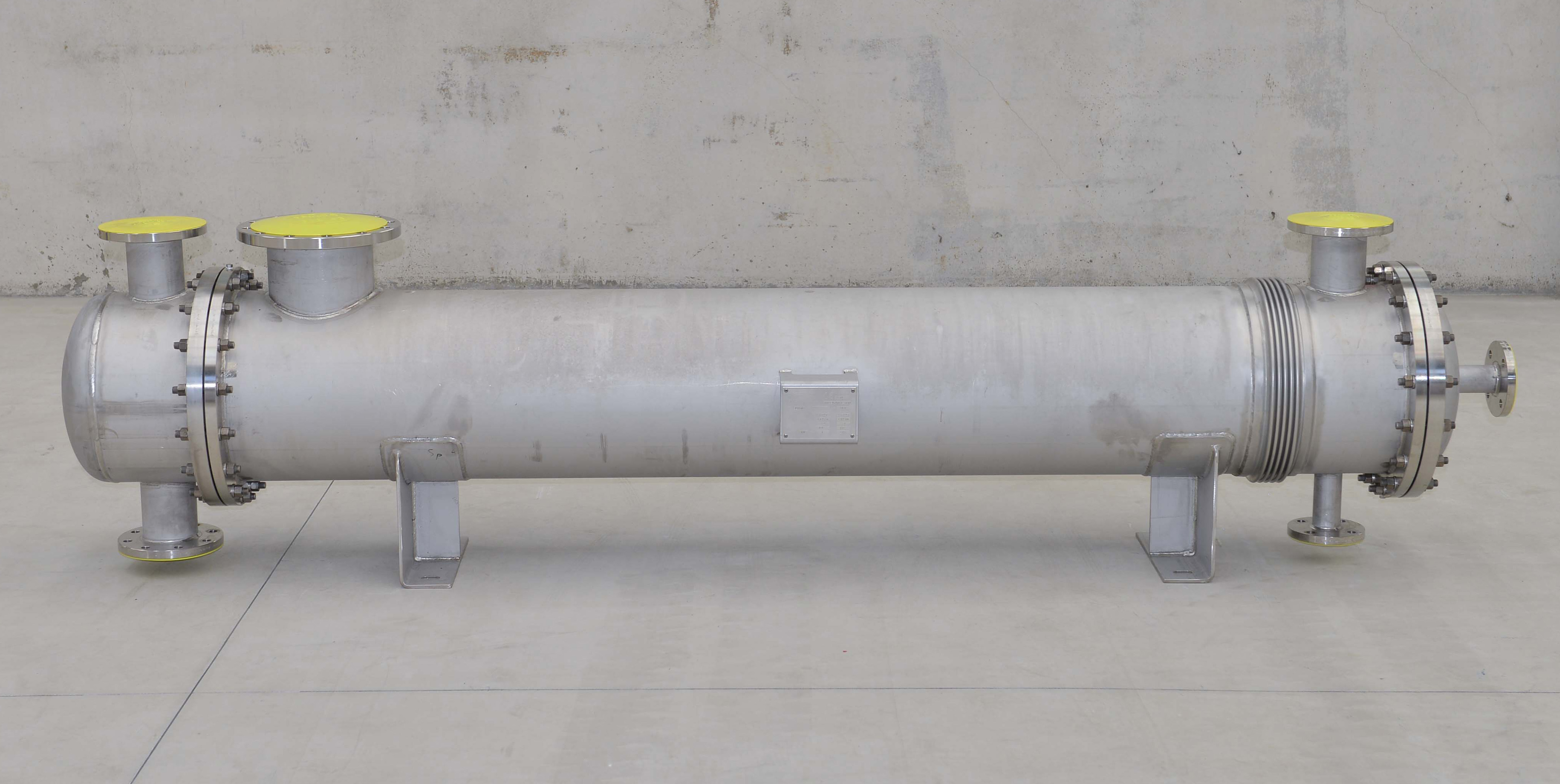 30 m2 SS316L horizontal heat exchanger / condenser