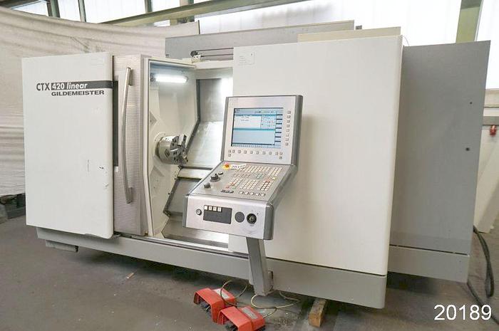 Gebraucht #20189 - GILDEMEISTER CTX 420 linear / Sinumerik 840, Baujahr 2006