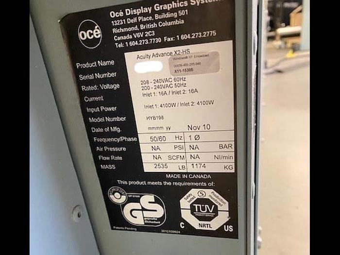 Used 2010 Fuji Acuity Advance HS X2