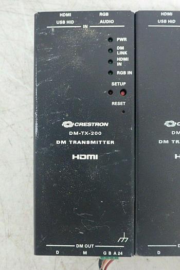 Used Lot of 4 Crestron DM-TX-200 HDMI DigitalMedia Transmitters