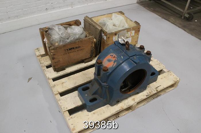 Used 1 Lot of Beloit MR-48 Spare Parts, Timken H9 Bearings, SKF SAF48KA-17U Housing and Taconite Seal Rings #39385