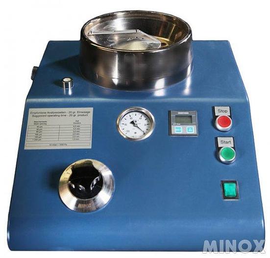 Analyse-Luftstrahlsieb - MLS 200 - MINOX Siebtechnik GmbH
