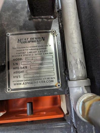 Used Heat Design Equipment P300 Infrared Asphalt Heater (Demo)