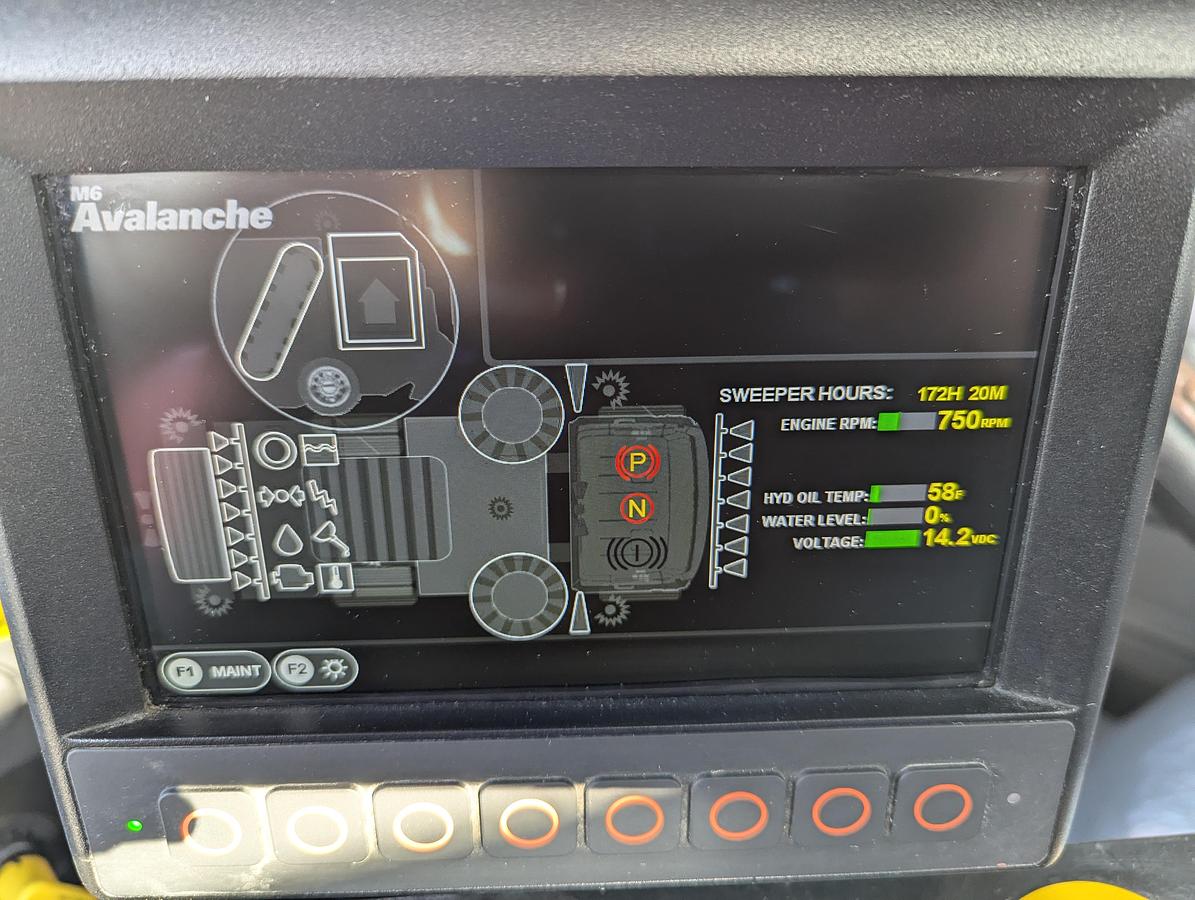 Used Demo / Used - 2024 Schwarze M6 Avalanche Mechanical Broom Sweeper (single engine)