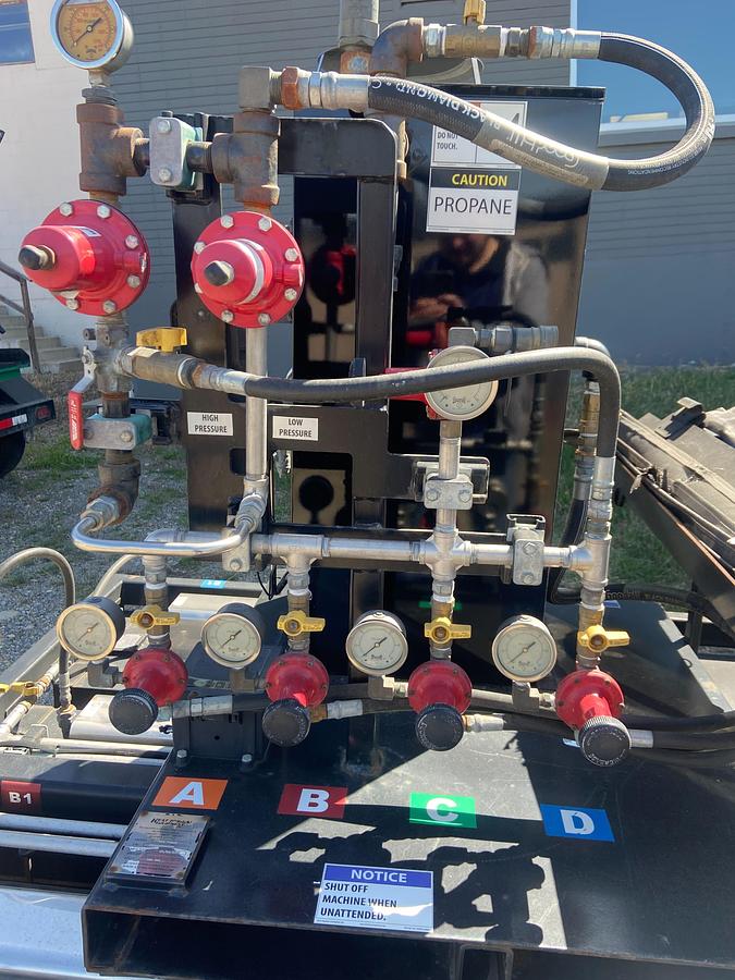 Used Heat Design Equipment - P1600 Infrared Asphalt Heater