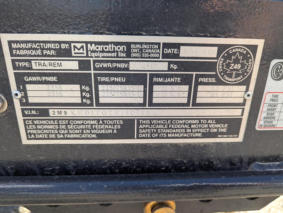 Used 2026 Marathon Equipment 180 Gallon Crack Sealing Trailer