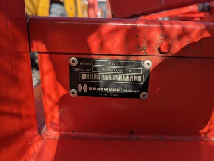 Used 2x HeatWurx Infrared Asphalt Heaters